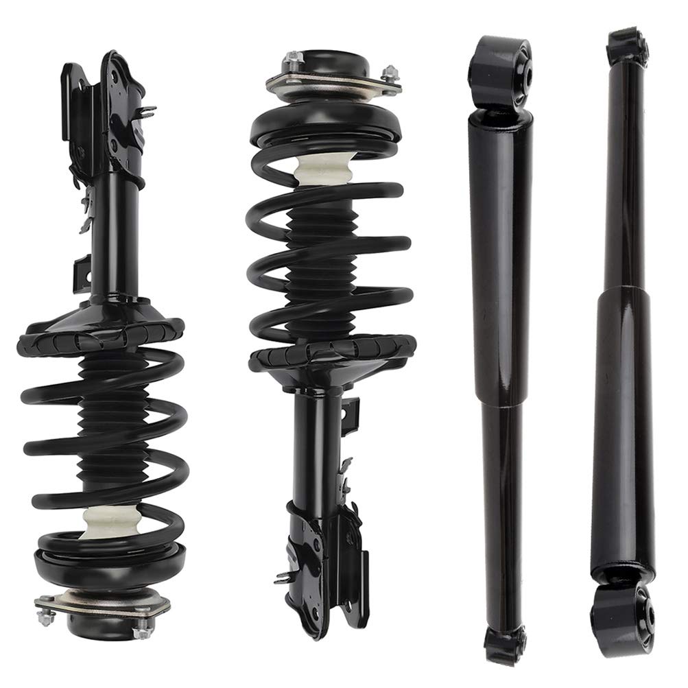 cciyu Complete Struts Shock Absorbers Fits for 2000 2002-2004 for Nissan Pathfinder 171441 171442 343379,37204 Quick Struts Assembly Front Rear Pair Struts