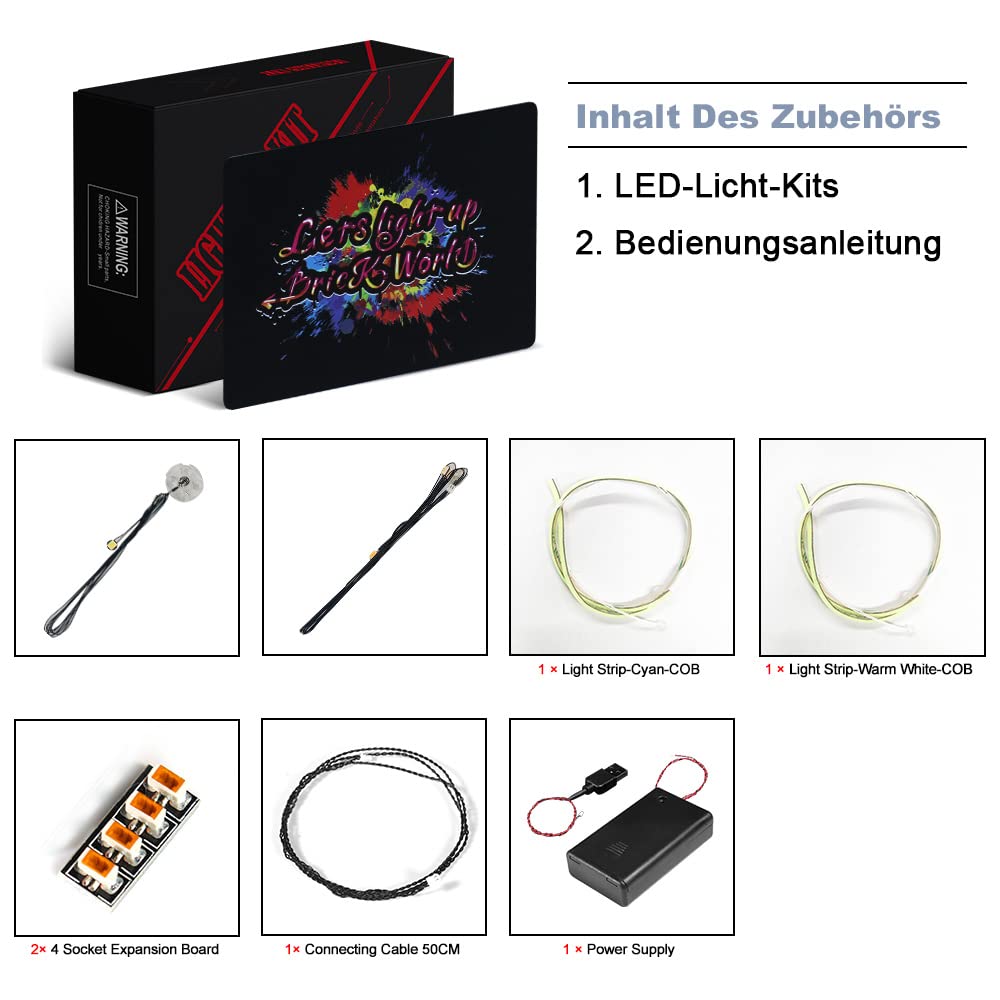 LED Light Set Compatible with Lego Ideas Tales of The Space Age (Not Model) - Image 4