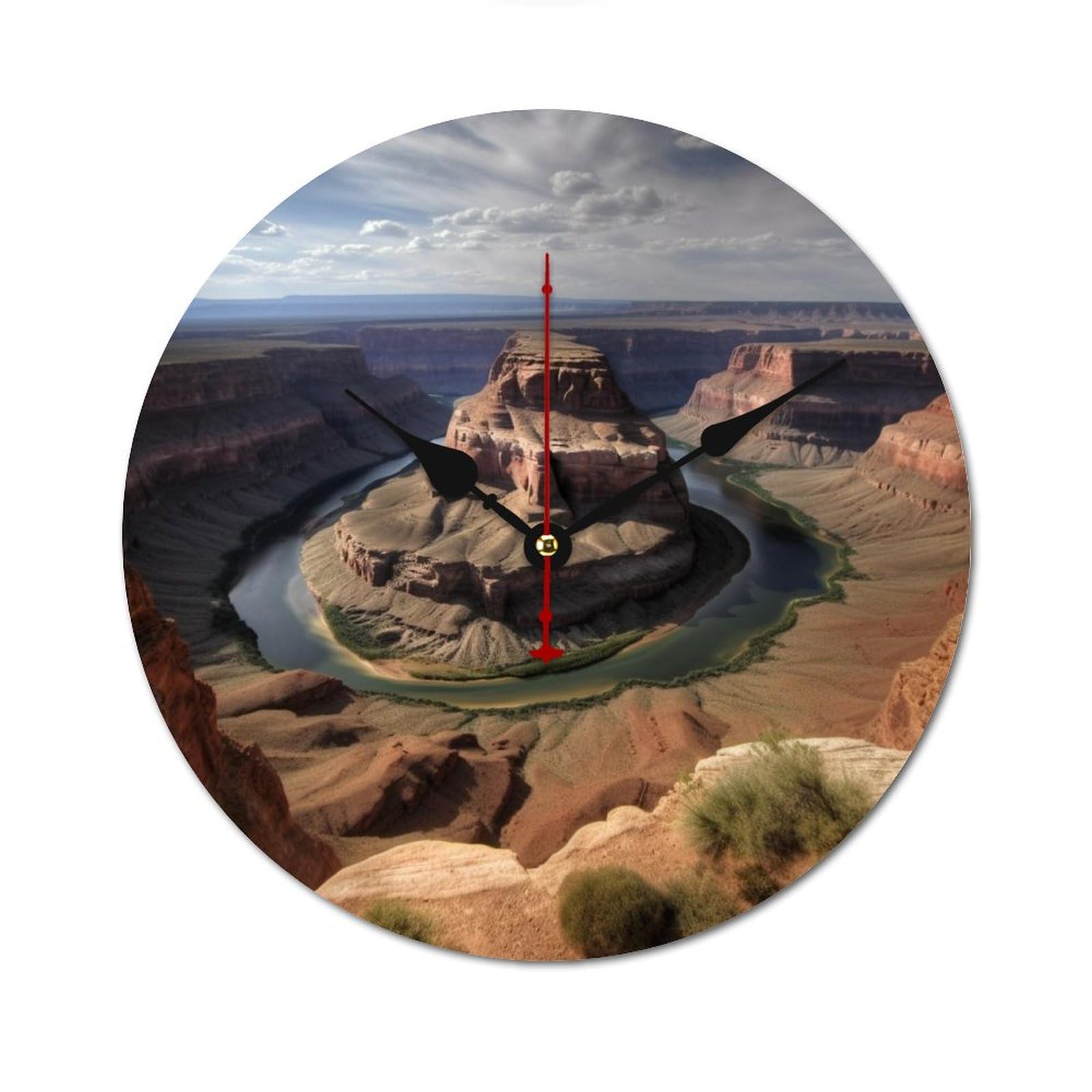 Horloge murale moderne Grand Canyon pour décorer un salon ou une chambre