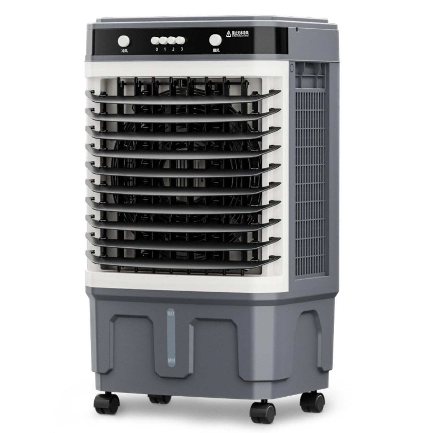 WJIANBIN Cooling Fan for Large Room Garage Patio Evaporative Air Cooler Portable Swamp Cooler with 3 Speeds 12H Timer Large Water Tank 120° Oscillation Portable Air Conditioner No Hose Needed