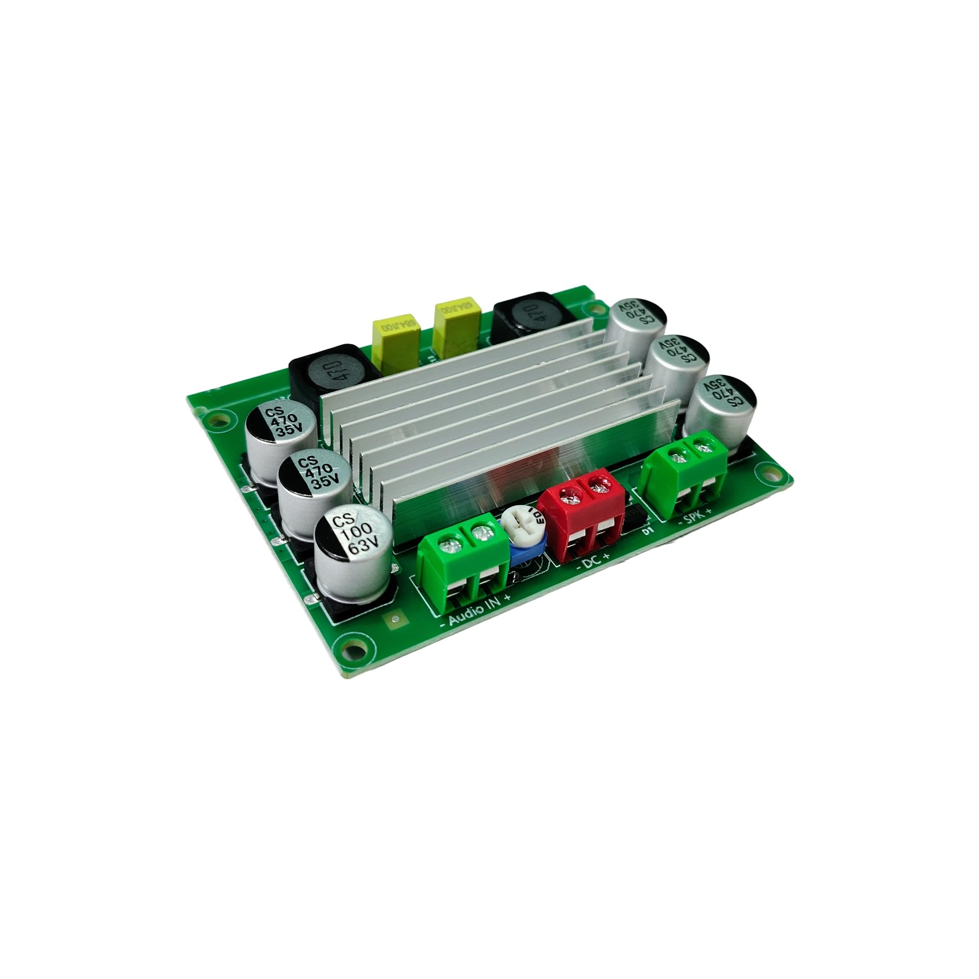 Gold A542 TPA3116 100W Mono Audio Amplifier Board – High-Power Class D Amp Module – DC 12V-24V Input – Compact & Efficient for DIY Speakers, Home Audio, Subwoofer & Car Amplification-image-22