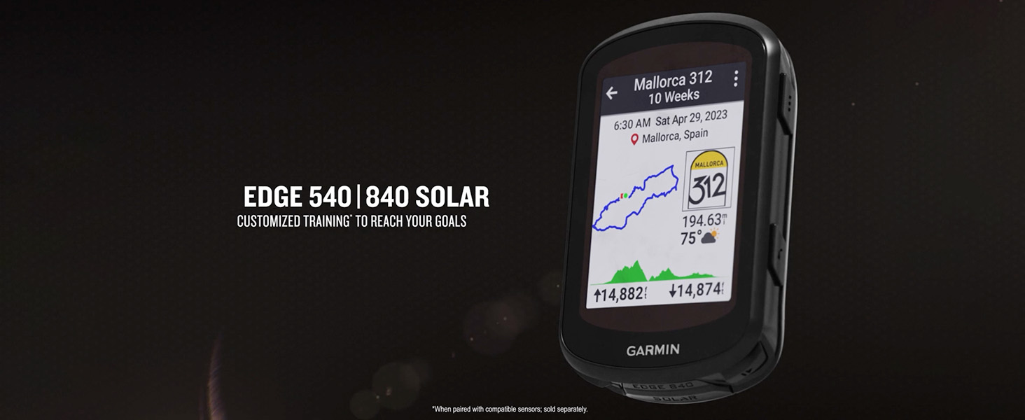 Amazon.com: Garmin Edge 840 Bundle, Compact GPS Cycling Computer
