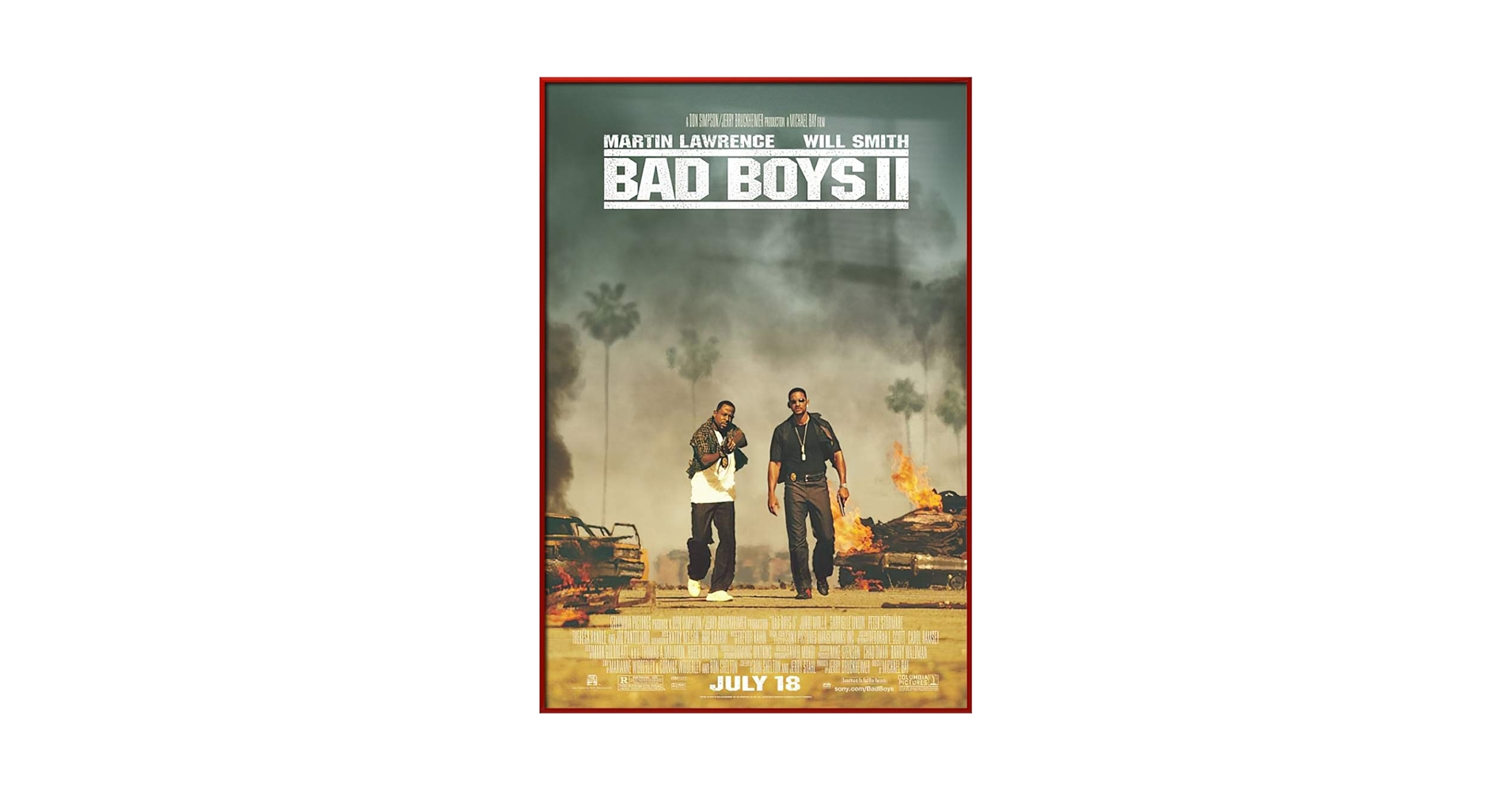 Amazon.co.jp: Bad Boys 2 – Framed映画ポスター/印刷(サイズ