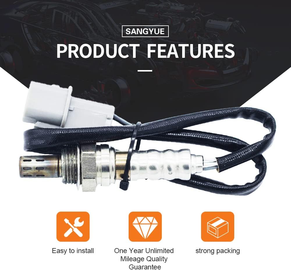 Oxygen Sensor for Kia Optima 2006-2010 Rondo 2007-2010 Hyundai Santa Fe 2007-2009 2.7L Upstream + Downstream 4PCS