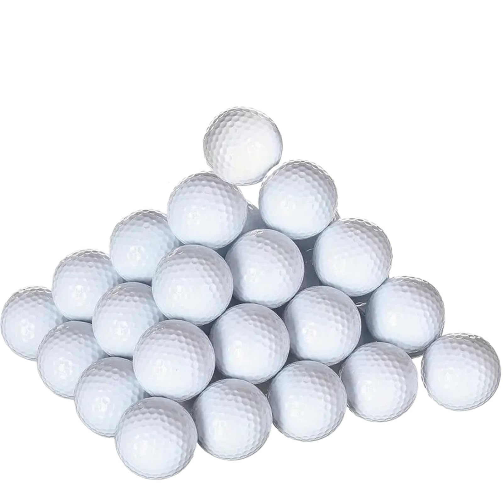 Generico Confezione da 50 Palline da Golf universali a 2 Strati, Rotazione Stabile e autonomia di Volo Lunga, for allenamenti di Golf Indoor e all'aperto e Giochi for Il Tempo Libero