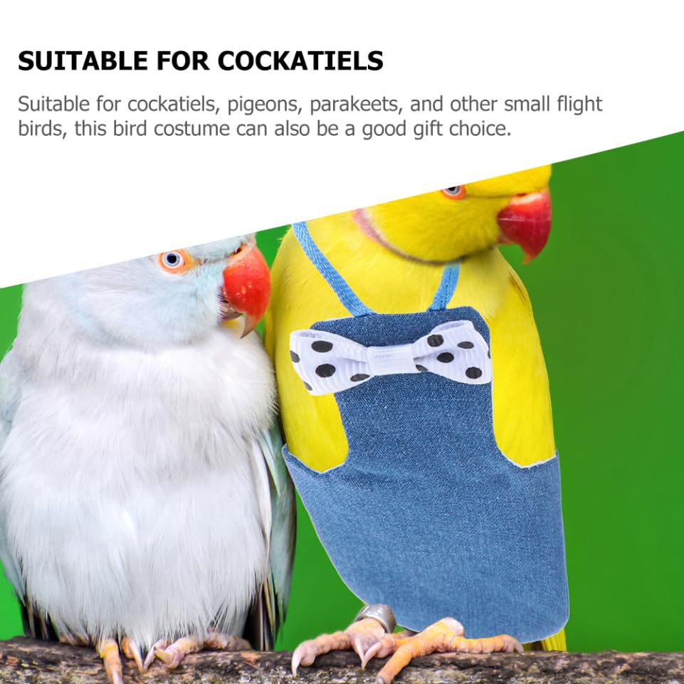 Pañal para Pájaros Traje de Vuelo Transpirable M Algodón | Reutilizable, para Cacatúas y Aves Pequeñas, Uso en Casa y Exterior, Diseño Tipo Capa Interior