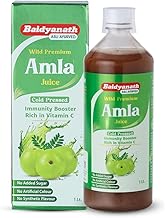 Baidyanath Amla Juice|Pitta-Balancing, Immune-Boosting Juice For Cough, Cold & Seasonal Illnesses|Antioxidant & Vitamin C Rich|Cold-Pressed|Supports Weight Management|1000 Ml