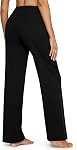 G4Free Pantalon large jambe pour les femmes robe de yoga pantalons avec poches haute taille travail affaires casual sweatpants