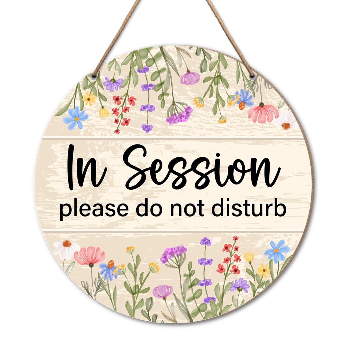 In Session Door Sign Do Not Disturb Sign, In Session Sign for Therapists Esthetician Spa Office, Meeting in Session Door Hanging Sign-image-28