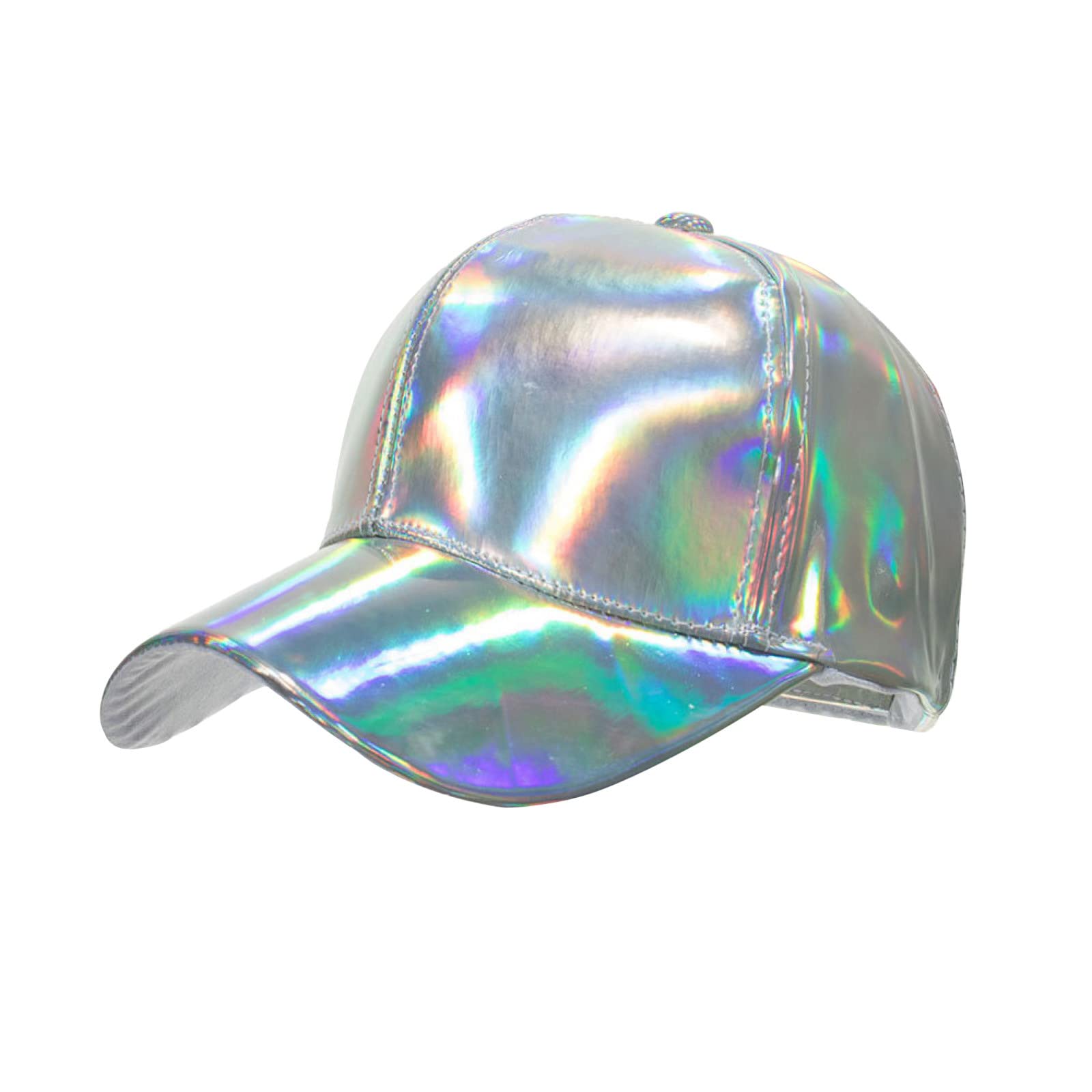 QWUVEDS Gorra Niños Niños 6 años Mujer Verano Casual Multicolor Gorra de béisbol PU Ajustable Sombrero Visera Gorra Niña Gorra