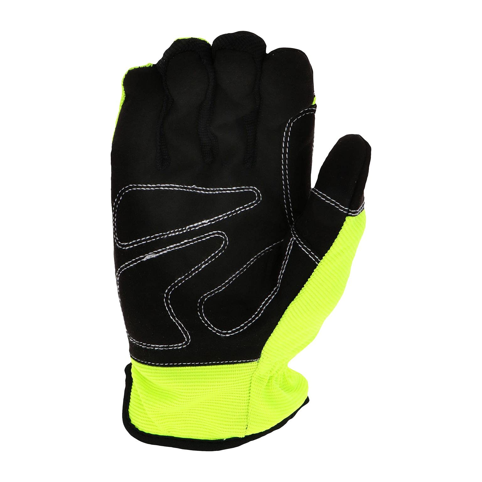 West Chester Guantes de invierno de alta destreza, forro Thinsulate, resistentes a desgarros, guantes de trabajo de seguridad, amarillo, L (96555-L)