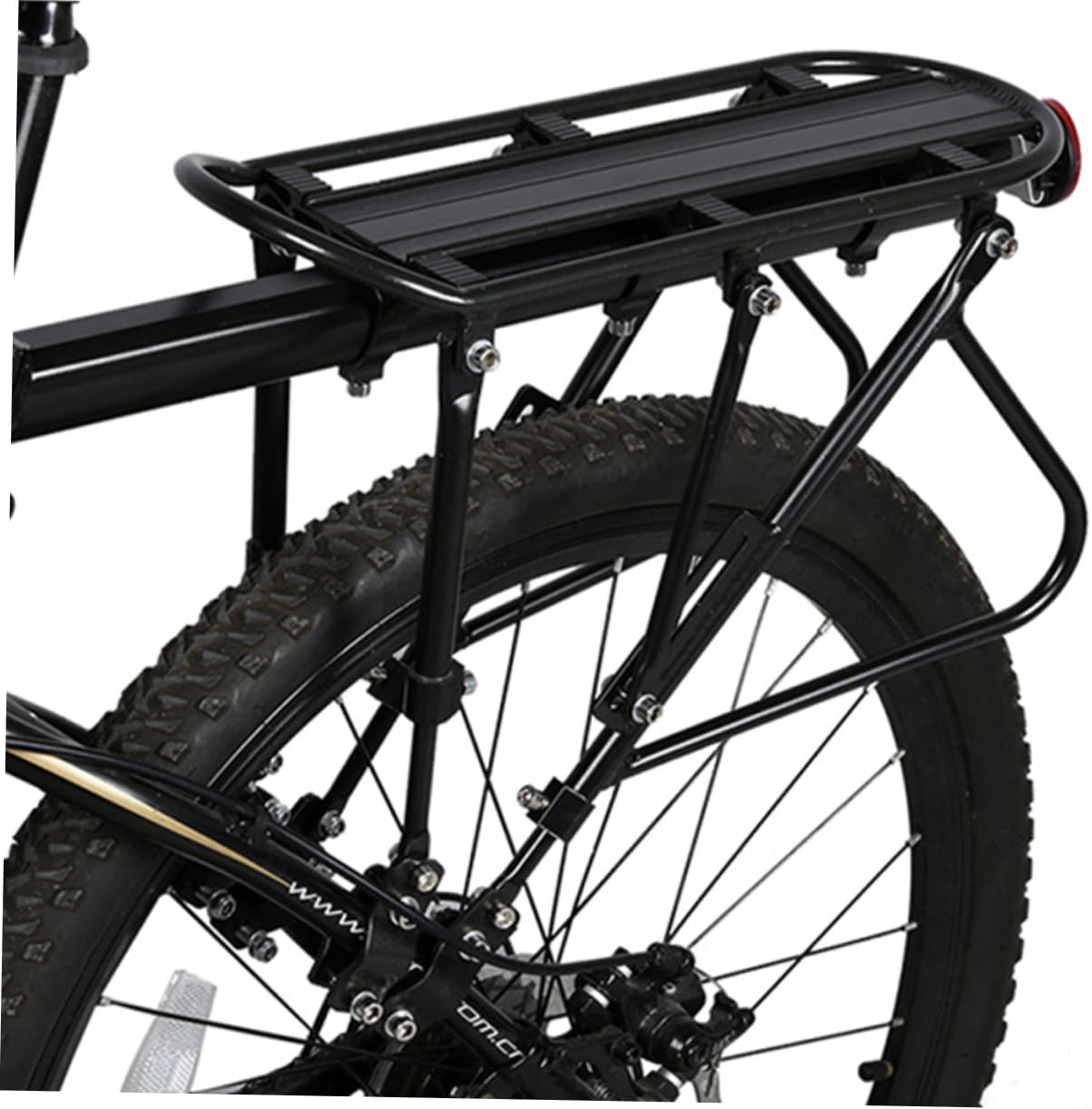 POPETPOP Hitch Mount Bike Rack Rear Pannier Luggage Carrier Bike Carrier Rack for Back of Easy Install