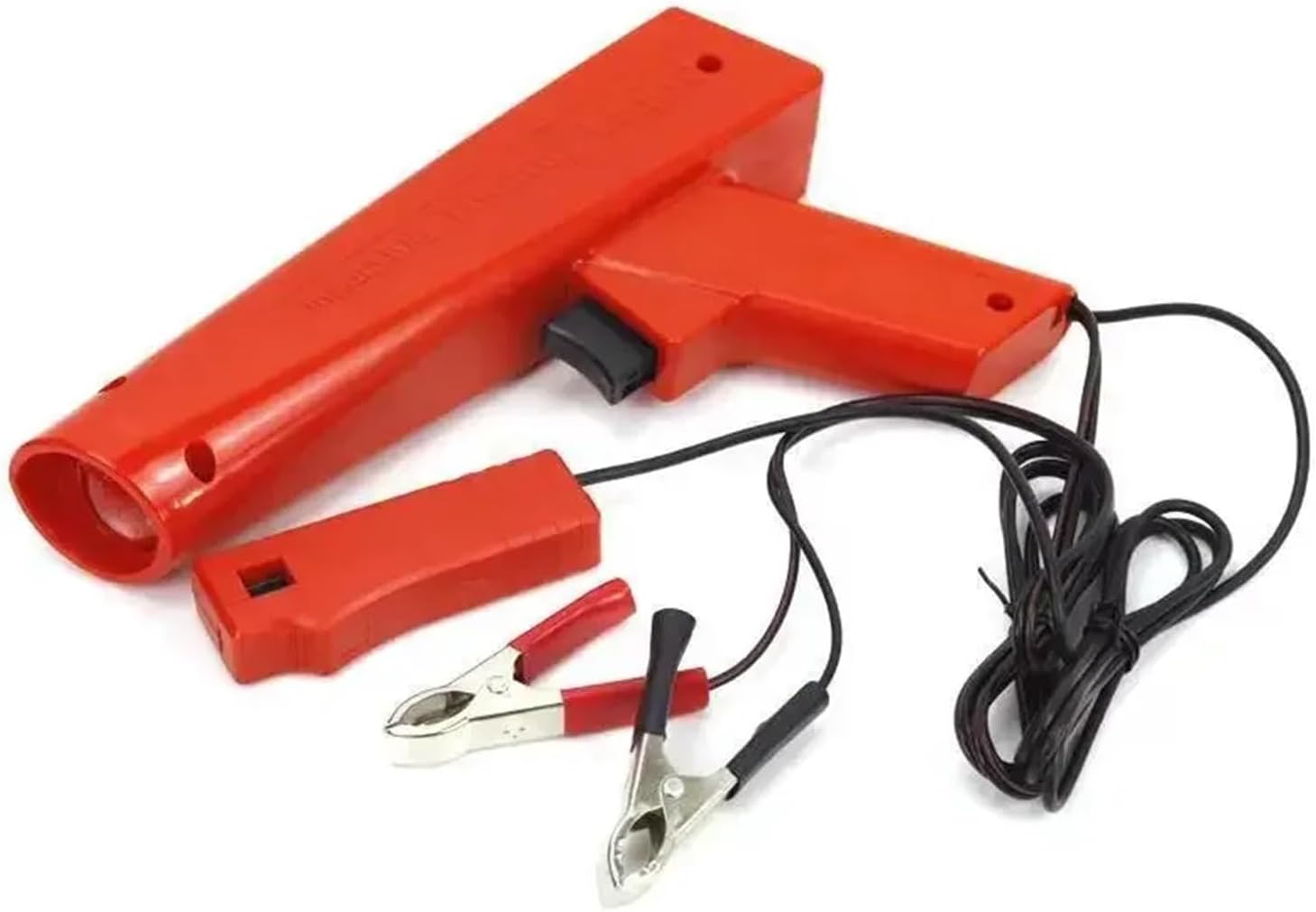 12V Car Motorcycle Engine Timing Light Ignition High Beam Strobe Inductive Lamp Detector Repair Gun(RED)