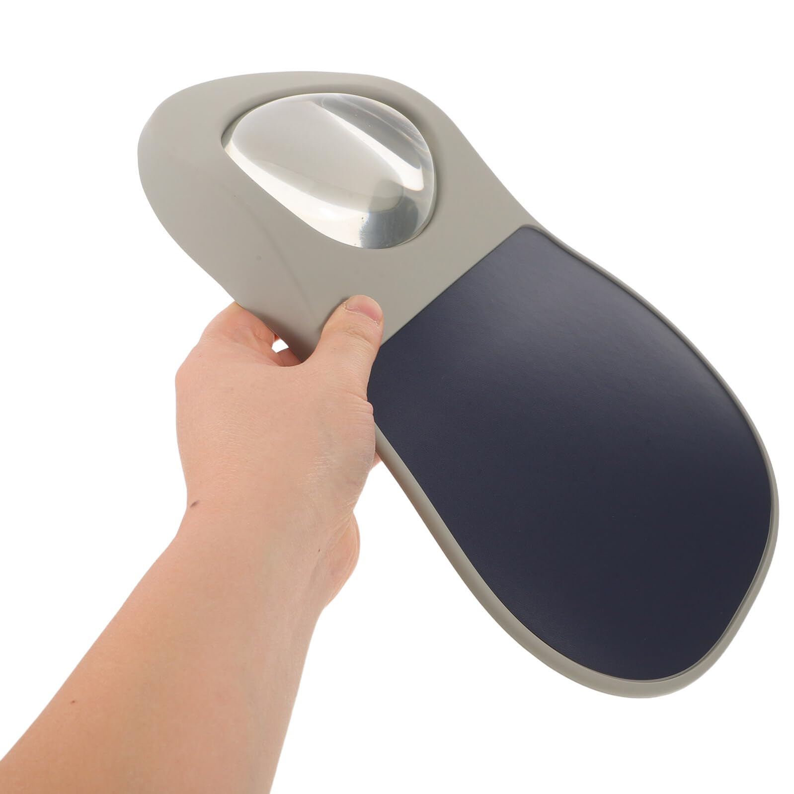 Tiefblaue Silikon Handgelenkauflage Mauspad mit Ergonomischer Handgelenkstütze für Computerarbeit und Bürogebrauch