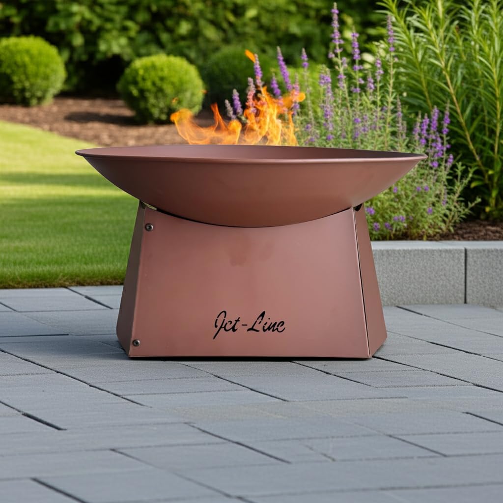 Jet-Line Feuerschale Pueblo Rostoptik Lackiert Ø 58 cm x 32 cm Hoch