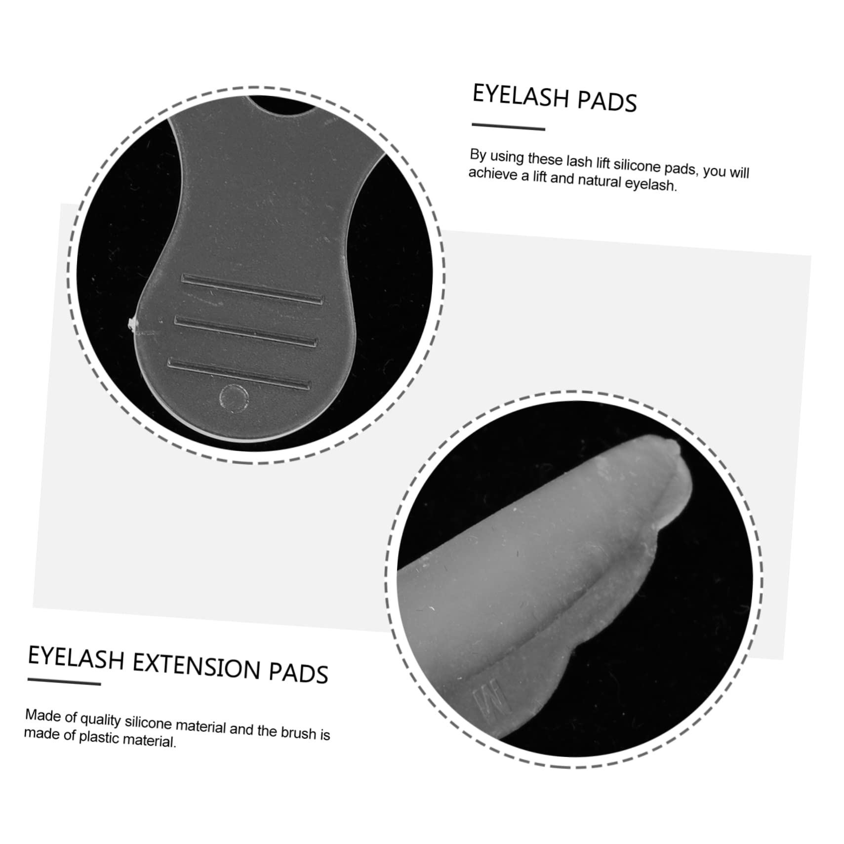 FRCOLOR Silicone Eyelash Lift Palette Lash Extension Tape Professional Manicure Sets