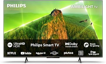 Philips Smart TV | 70PUS8108/12 | 177 cm (70 Zoll) 4K UHD LED Fernseher | 60 Hz | HDR | Dolby Vision | VRR | WiFi | Bluetooth
