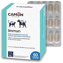 CAMON | Immun, Alimento Complementare per Cani e Gatti, 60 Compresse da 1000mg, Sostegno Difese Immunitarie