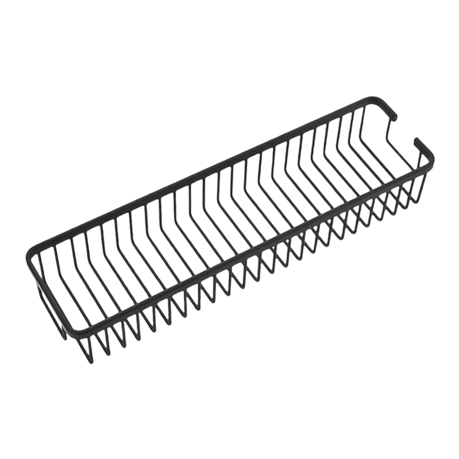 MERISHOPP Storage Shelf Decoration Aluminum Alloy Durable for Home Office Kitchen Black-image-44