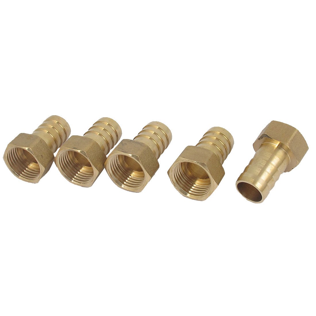 Aexit Adattatore Per Tubo In Ottone Da 16mm Maschio A 12mm Femmina, Raccordo A Bussola Esagonale Per Idraulica