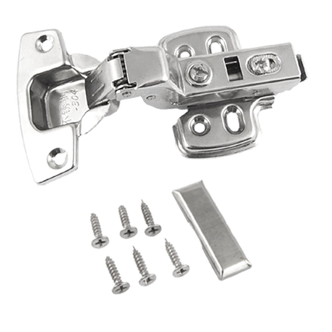 Aexit Cuppboard Buffering Clothes Hangers Full Overlay Hinge Children's Clothes Hangers Silver Tone