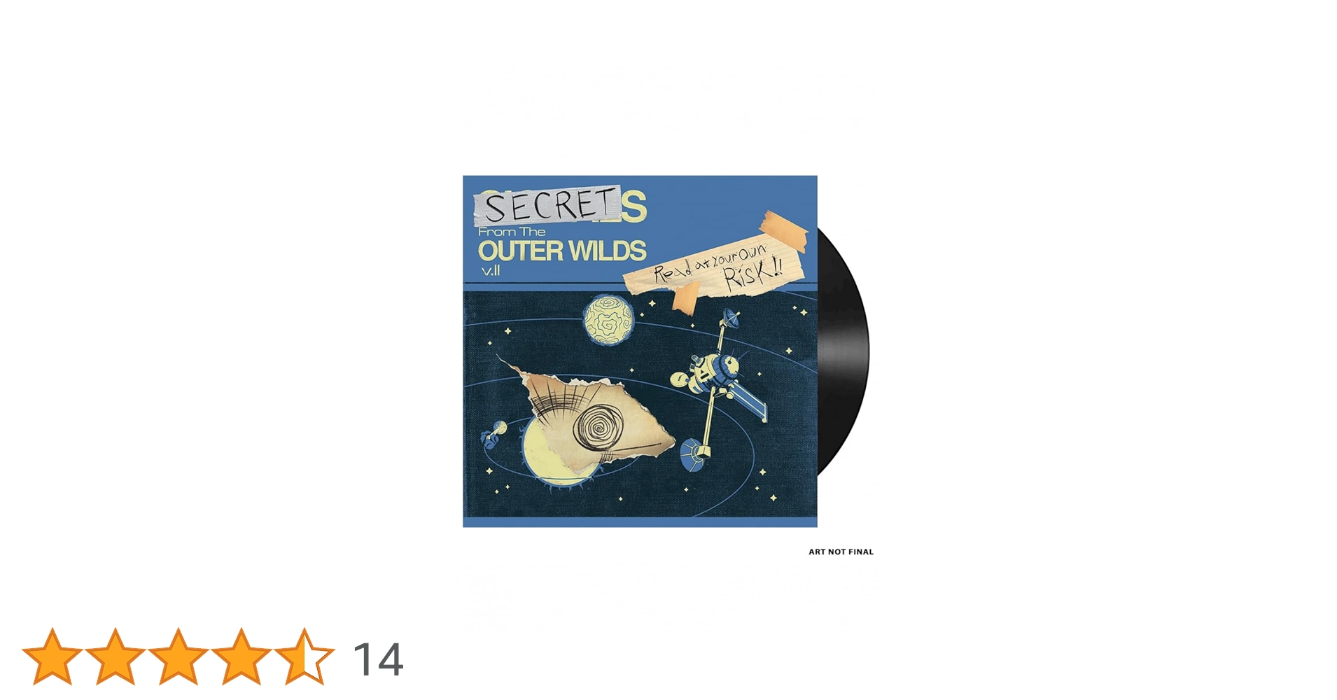 OUTER WILDS: ECHOES OF THE EYE OST (BLACK HOLE VINYL