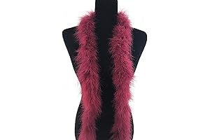 Marabou Feather Boas Soft Feather Boa for Costume Parties, Christmas Decorations, Event Supplier, 100 Grams