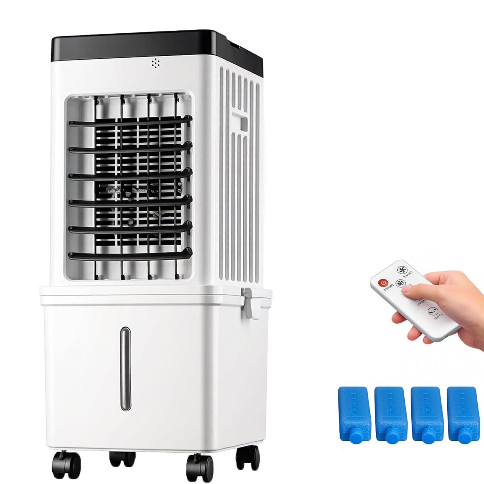 Zihpil 3-in-1 Evaporative Air Cooler with Remote Control 12L Water Tank