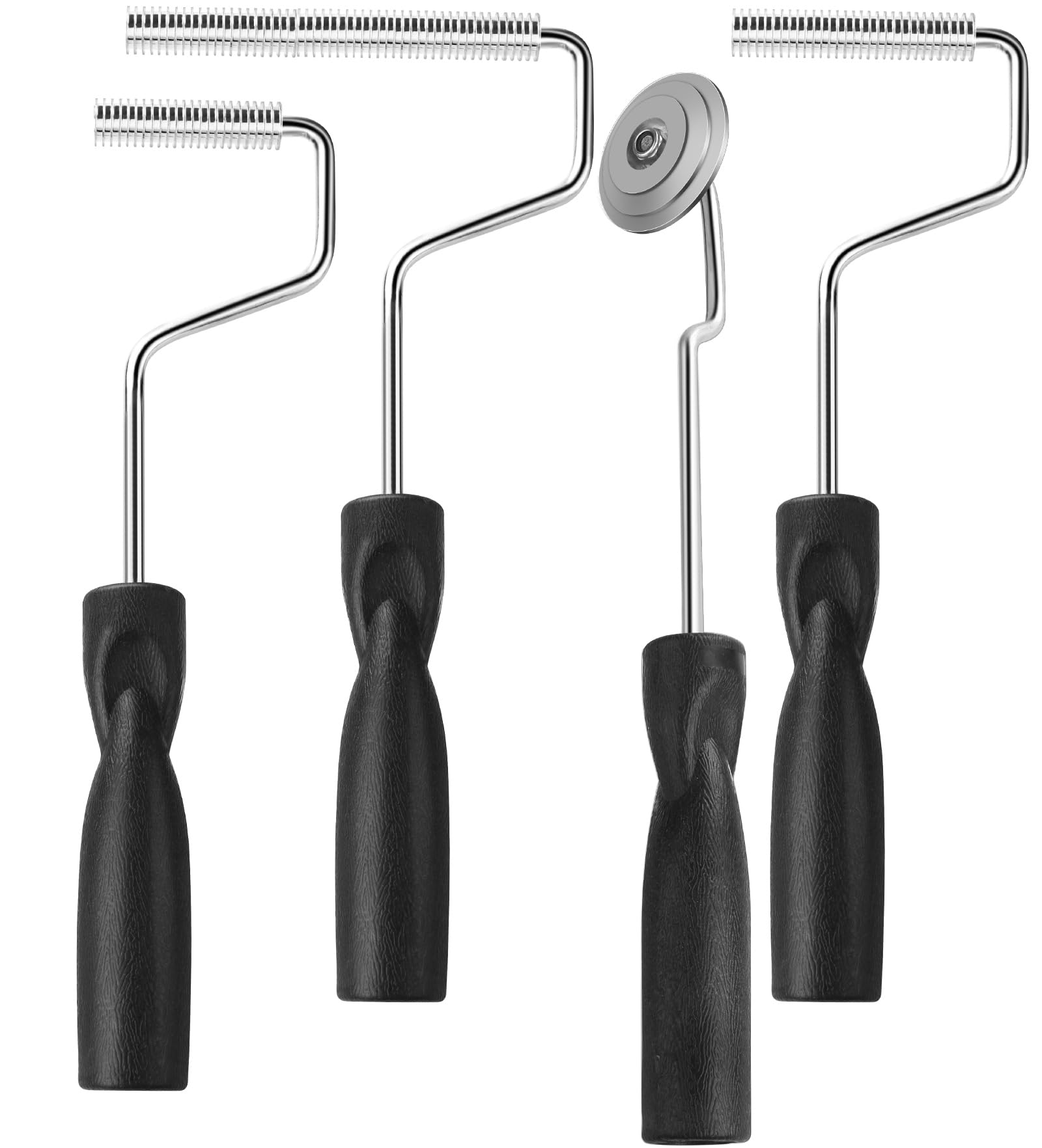 Dasmarine 3 stks Glasvezel Roller kit, Glasvezel Bubble Paddle Tool Lamineren Roller Kit voor Bad Douche Bad Boot Reparatie (3 stks Set