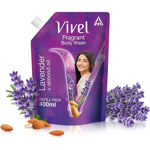 Vivel Lavender & Almond Body Wash 400ml 400 ml