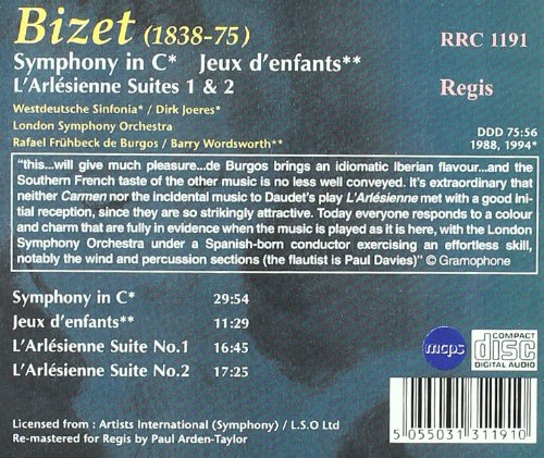 Bizet:Symphony in C/+