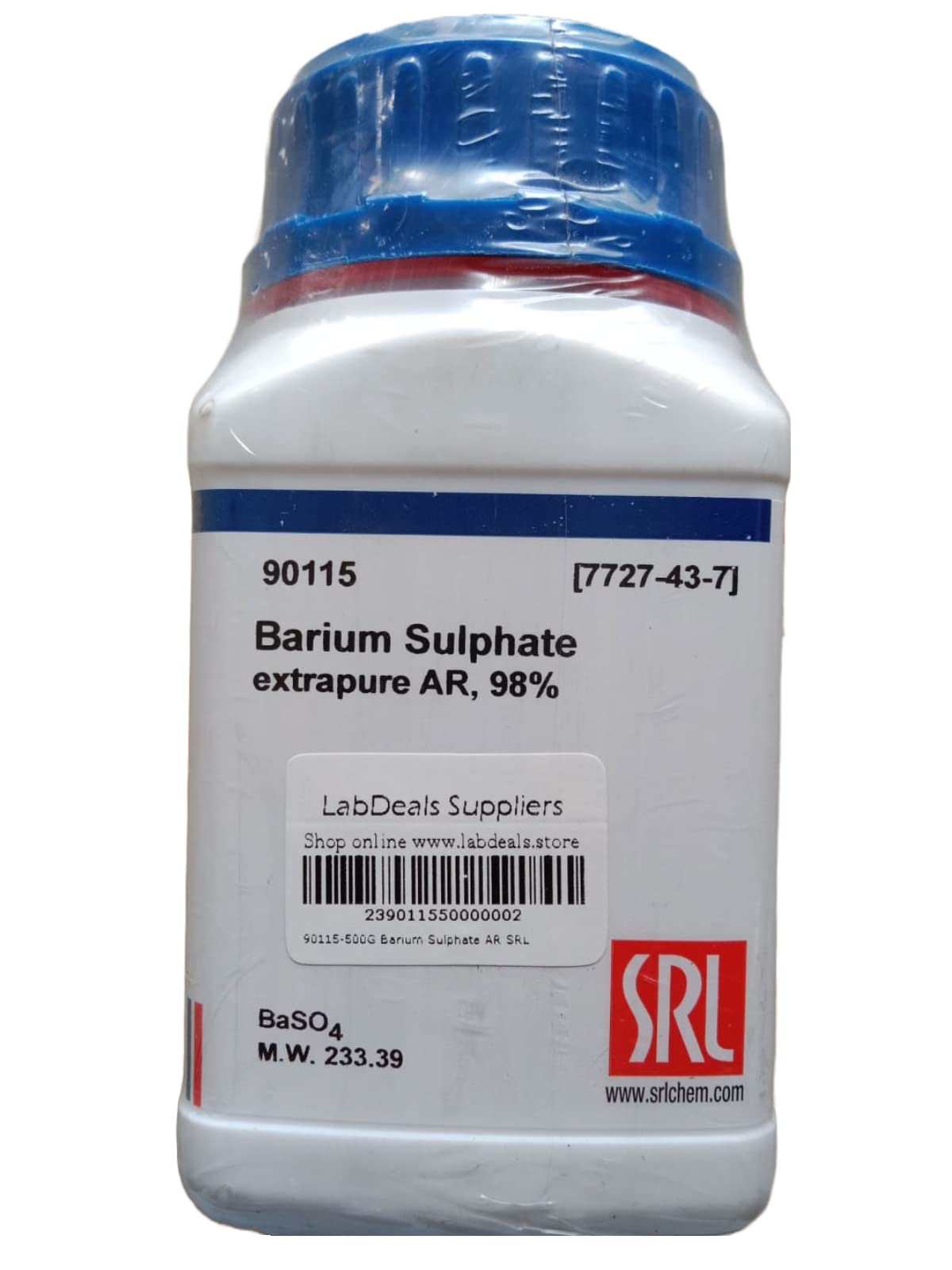 See full amazon price history chart for SRL Barium Sulphate extrapure AR Grade, 98% 500Gm, CAS NO 7727-43-7, Molecular Formula : BaSO4,Storage : Room Temperature,Shelf Life : 60 Months for laboratory and industrial use SRL Barium Sulphate extrapure AR Grade, 98% 500Gm, CAS NO 7727-43-7, Molecular Formula : BaSO4,Storage : Room Temperature,Shelf Life : 60 Months for laboratory and industrial use (B0C6V6NHHM) Amazon Price History, Amazon Price Tracker