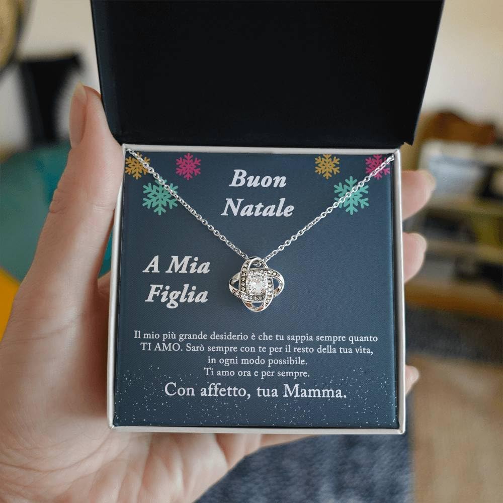 Collana Donna A mia Nonna Argento Sterling 925 Idee Regali per lei per festa dei nonni Compleanno o Natale - Cofanetto con DEDICA incluso - Italia