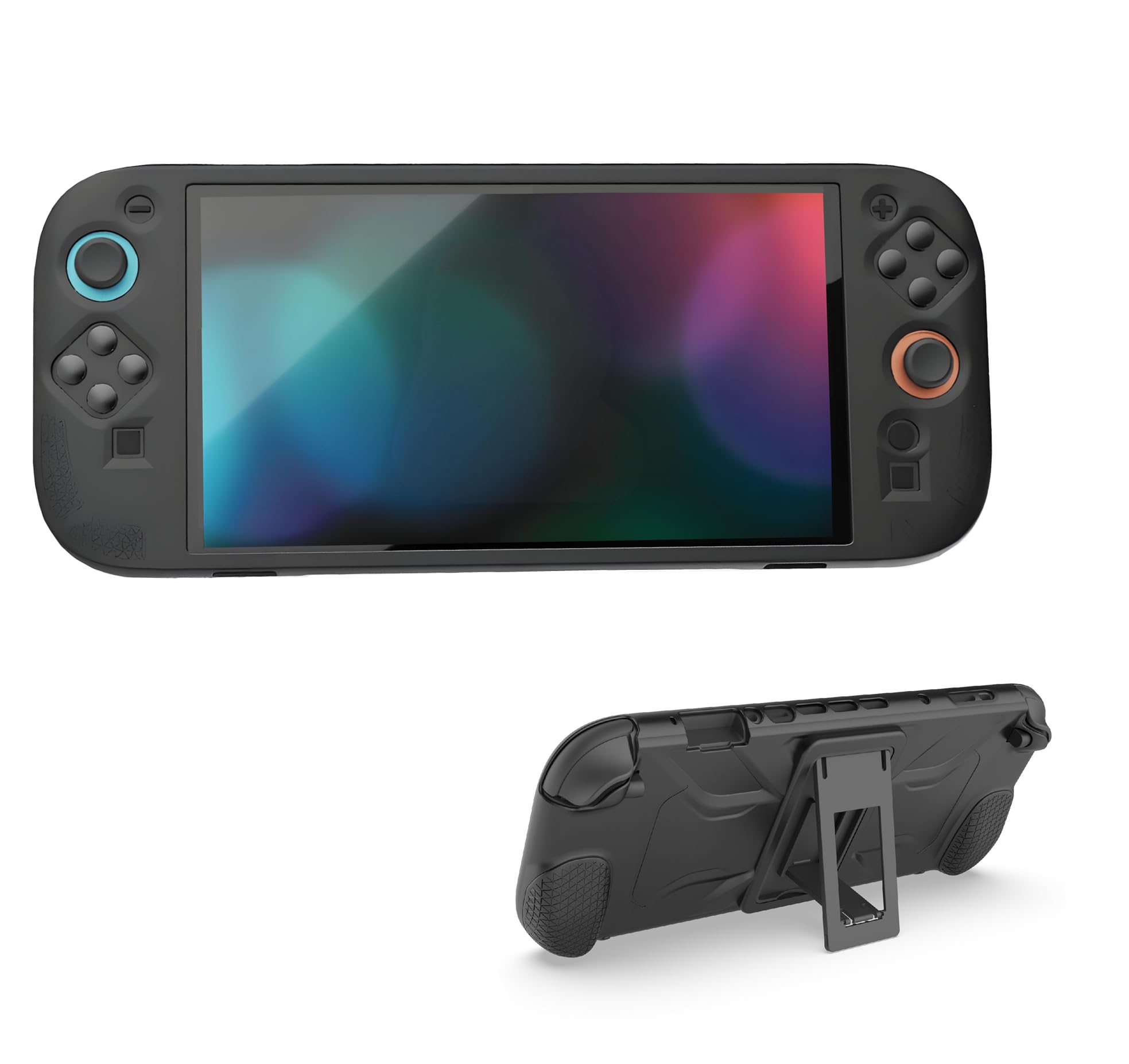 SHEAWA for Switch 2 ケース カバー 全面保護 シリコン 耐衝撃 スタンド機能 頑丈 保護ケース 保護カバー 互換品 アクセサリー スイッチ2対応