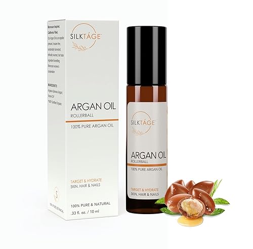 Miniatura 9 de SILKTÁGE Rollerball de aceite de argán – 100% puro, orgánico, prensado en frío, aceite de argán marroquí para cabello, piel, labios, uñas,