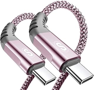 USB C Charging Cord [2Pack 6.6ft], USB C Cable Fast Charger 3.0A,USB C to USB Nylon usbc Charging Cable Phone Charger for Samsung Galaxy S22/S21/S20/S10/S9/S8,A71/A70/A52/A51/A50/A30/A20,Note9/10/20