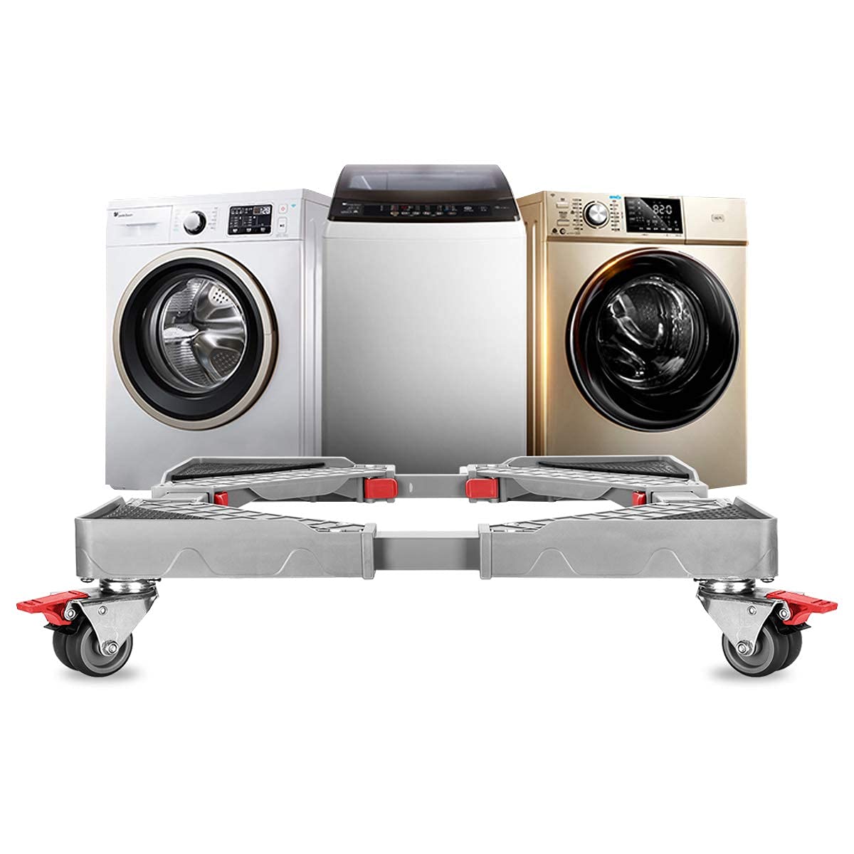 Buy Adjustable Telescopic Furniture Dolly Roller Movable Base Mobile