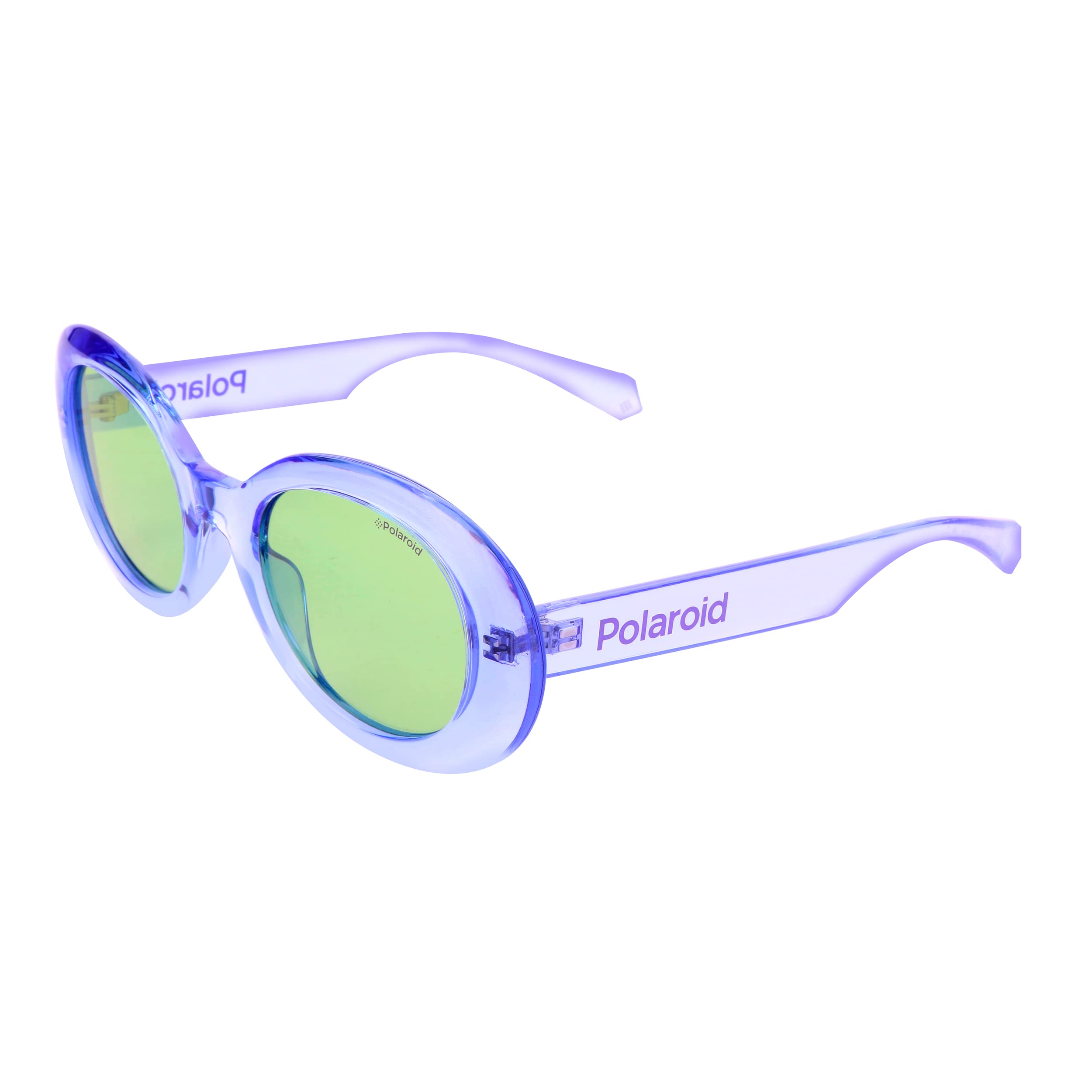 Polaroid Women's Purple Resin Frame Square Sunglasses