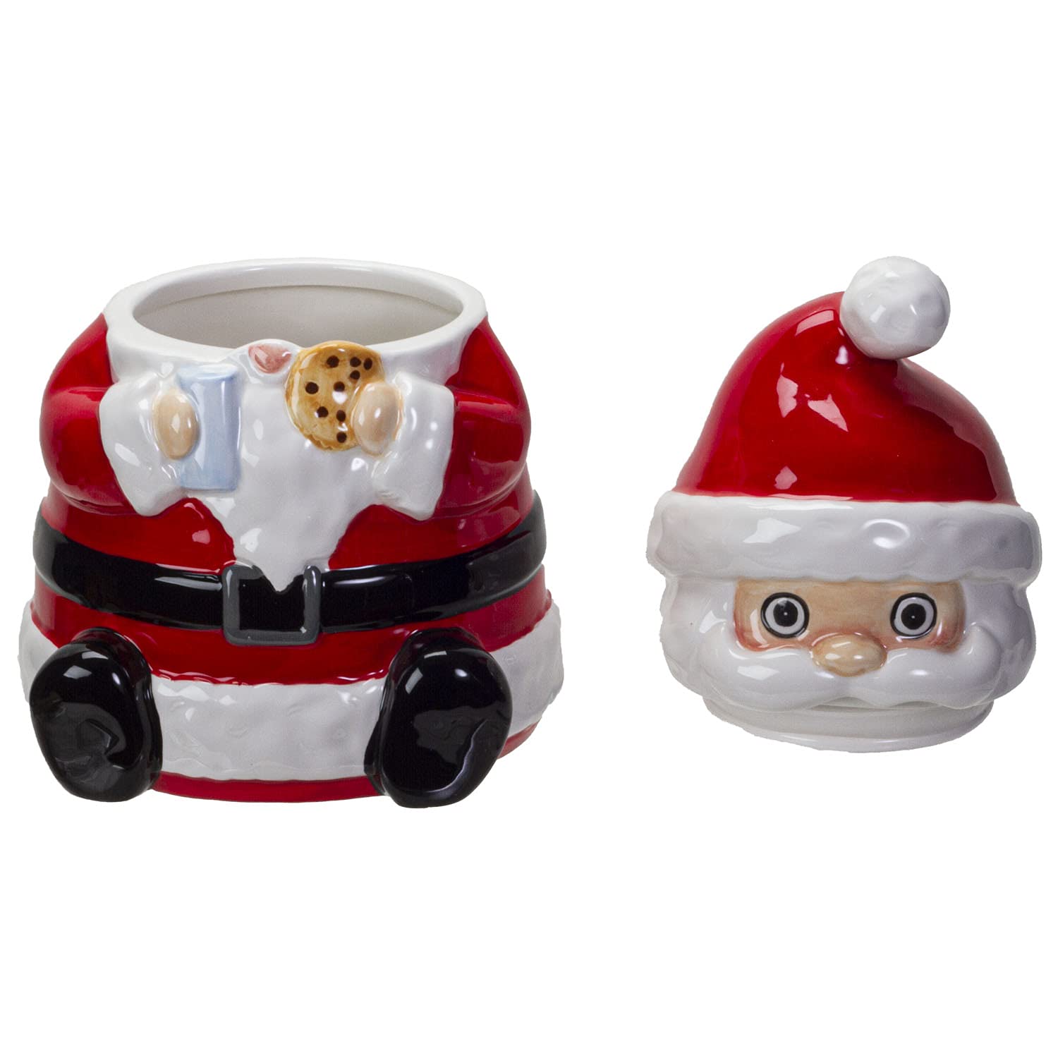 Amazon.co.jp: Pacific Giftware クリスマスサンタセラミッククッキー