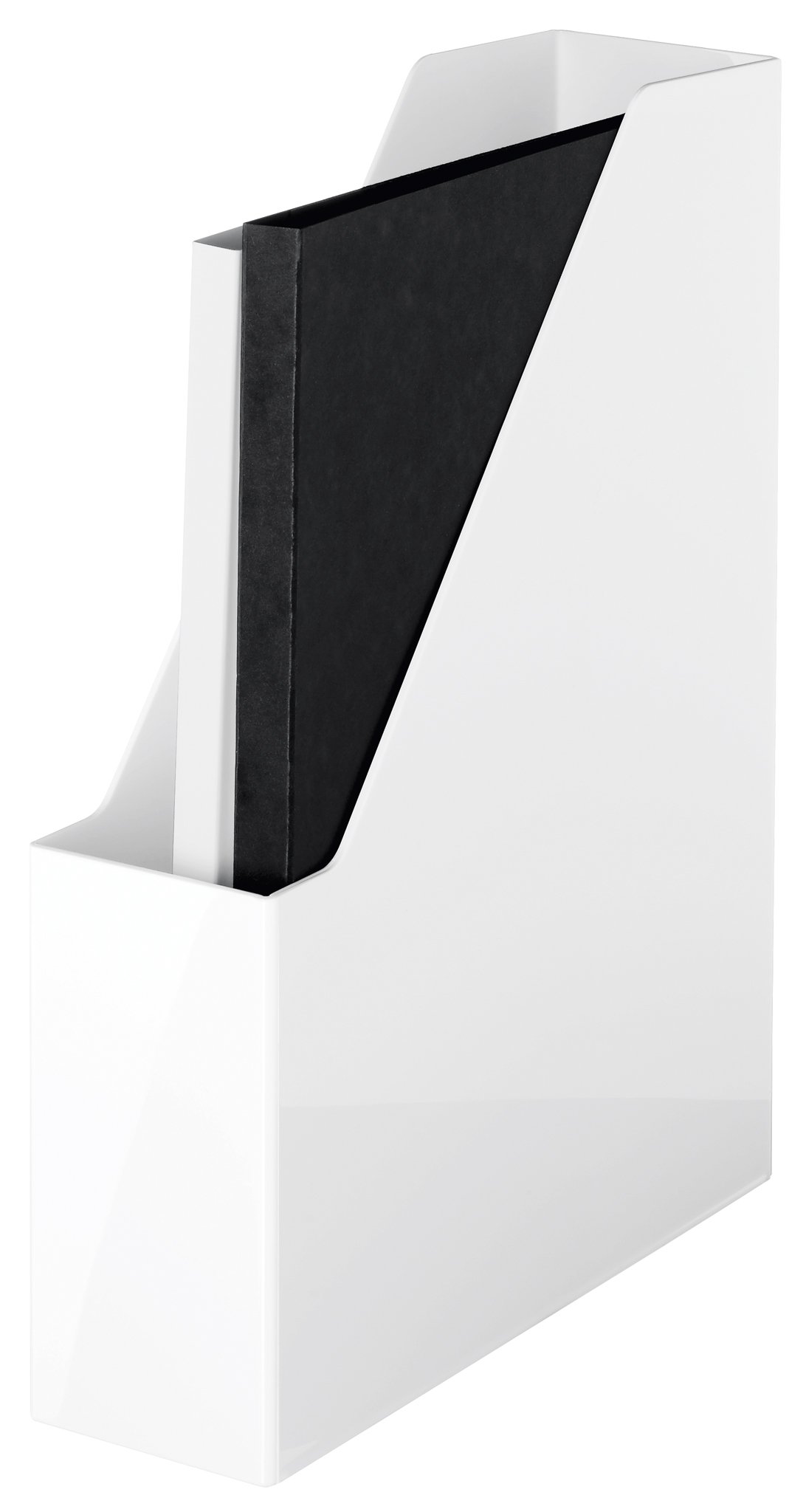 HAN i-Line 16501-12 - Revistero elegante y moderno para cuadernos, revistas y carpetas hasta A4/C4, 2 unidades, color blanco