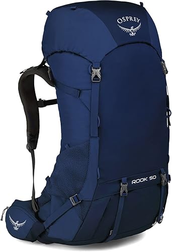 Miniatura 3 de Osprey Rook 50L Mochila de mochilero para hombre, color negro