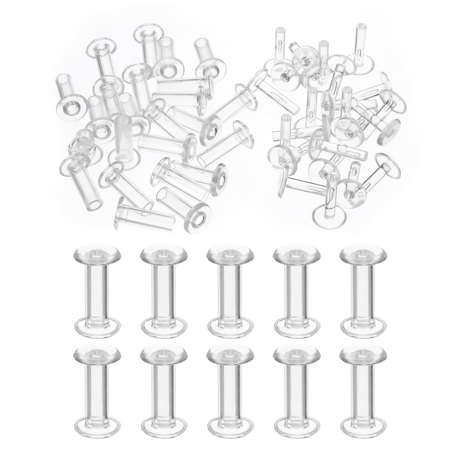 PATIKIL M5x15mm Plastic Binding Post