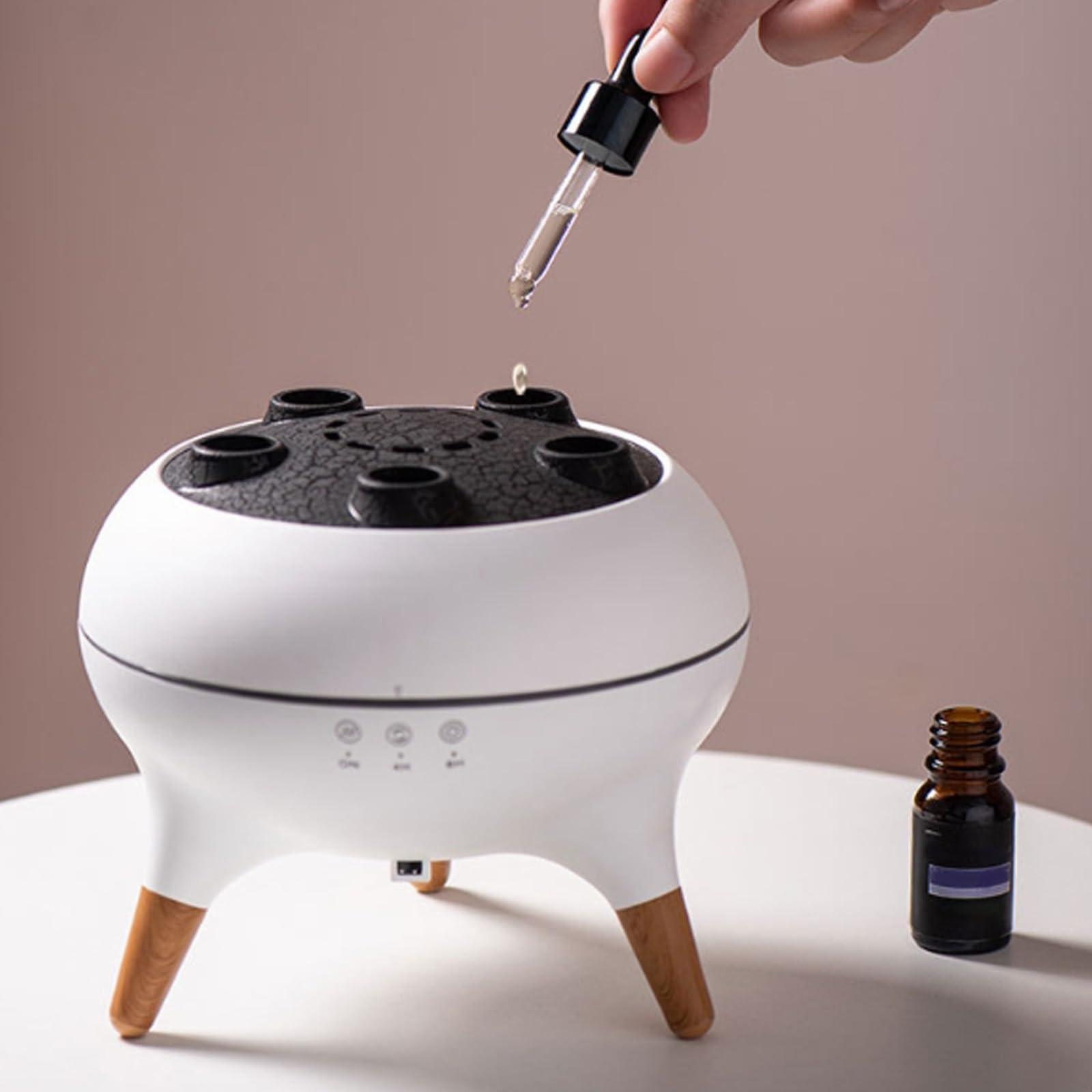 DJMAW Dyfuzor meduzy, dyfuzor meduzy do olejków eterycznych, cichy dyfuzor ultradźwiękowy 250 ml, cichy nawilżacz powietrza z zimną mgiełką, dynamiczny dyfuzor olejków eterycznych z meduzy