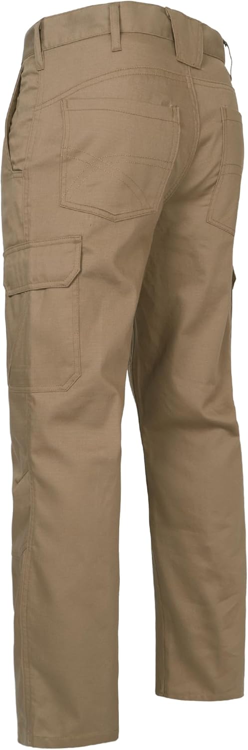 FR Ripstop Pants for Men 6.5oz Flame Resistant Pants (2112& CAT2) 6-Pockets with Double Reinforced Knees