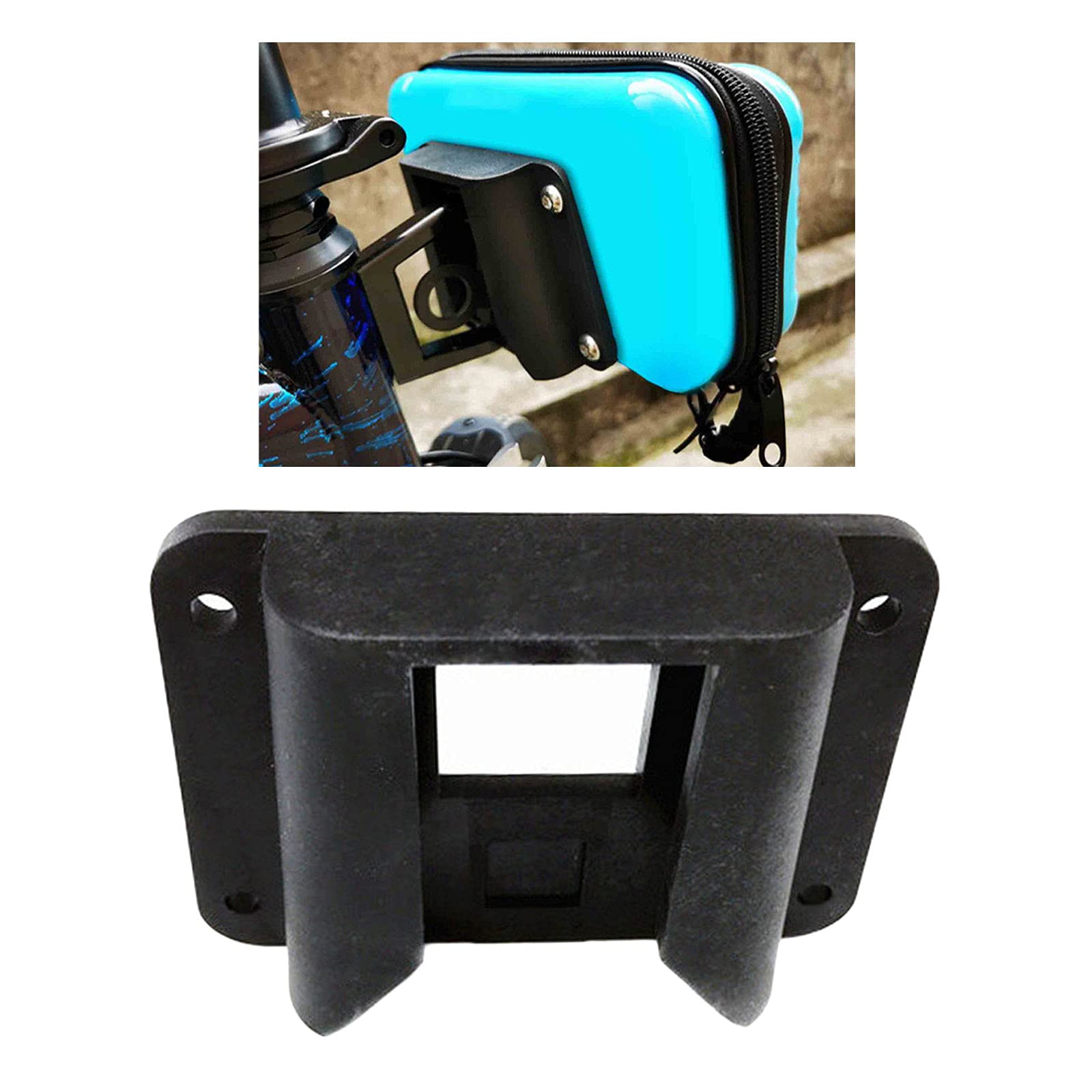 Harilla Klapprad Frontträger Adapter Klapptasche Rack Halterung Kunststoffhalterung für Bike Fahrrad Zubehör Sport & Freizeit