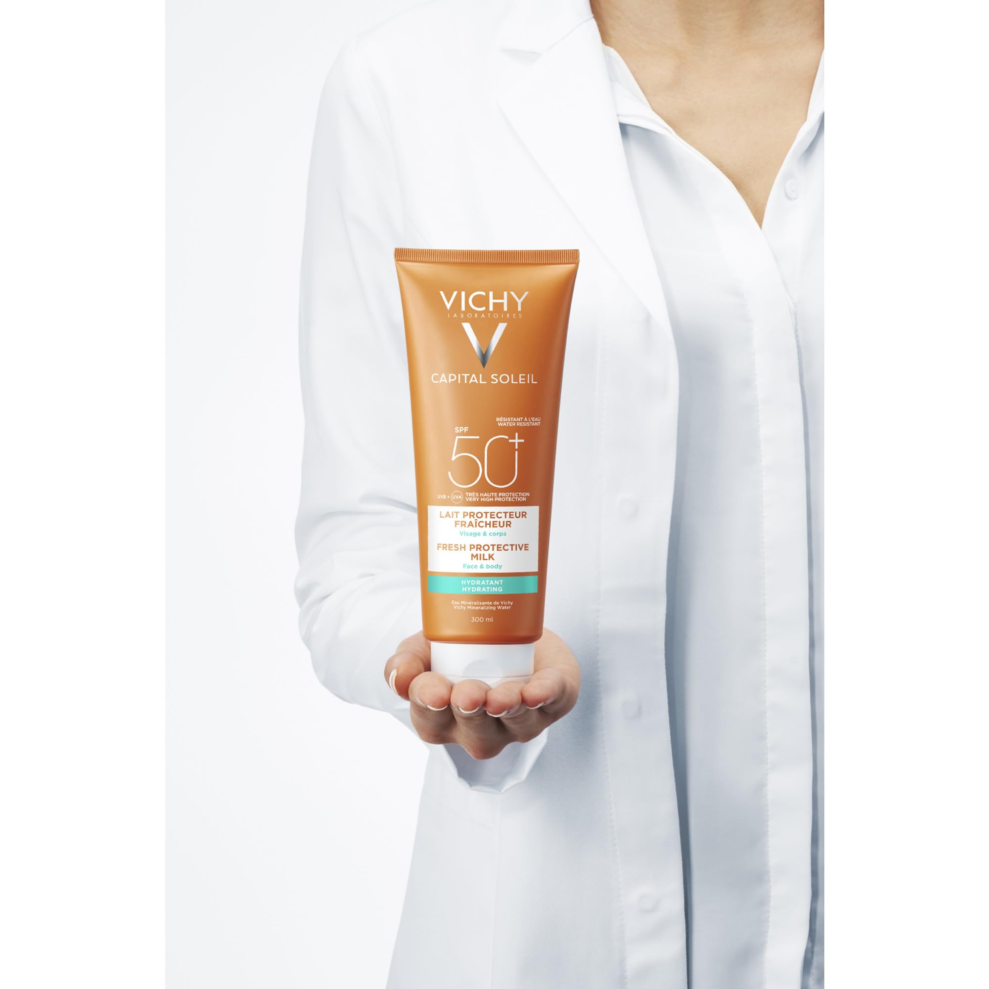 Vichy Capital Soleil Leche Protectora SPF50+ Hidratante Pieles Sensibles 300 ml