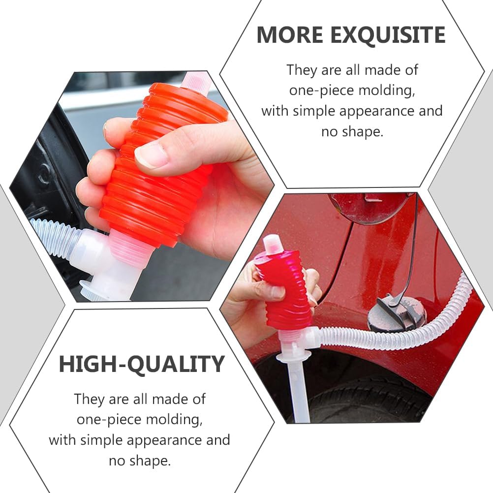 CALLARON 4pcs Oil Extractor Oil Sucker Pump 22.2x1.77inch Siphon Oil Gas Pump Oil Changing Pump Fuel Pump Water Change Siphon Pump Siphon Drum Pump Manual Syphon Pump Pp Oil Absorption Oil Absorber