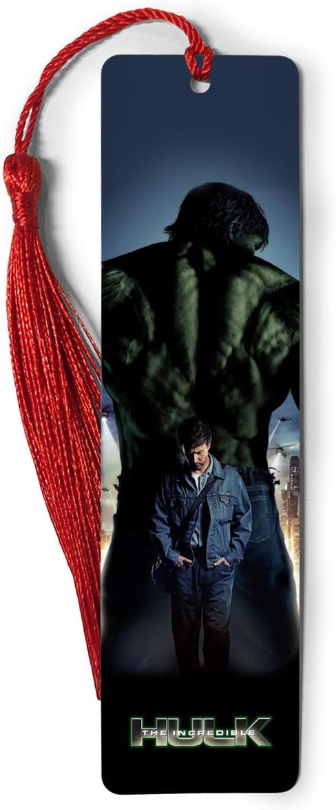 Bookmarks Metal Ruler The Bookography Incredible Measure Hulk Tassels Bookworm for Book Markers Lovers Reading Notebook Bookmark Bibliophile Gift