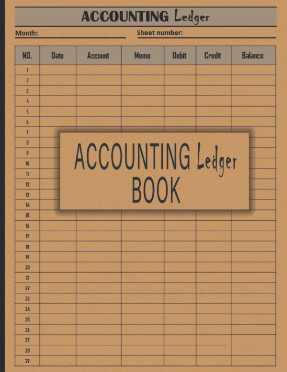 Accounting Ledger Book: CHECK REGISTER BOOK: DELUXE FINANCIAL TRACKER, ACCOUNT LEDGER, CHECK BOOK REGISTER, BANK ACCOUNT LOG FOR PERSONAL OR BUSINESS, 120 PAGES OF TRACKING