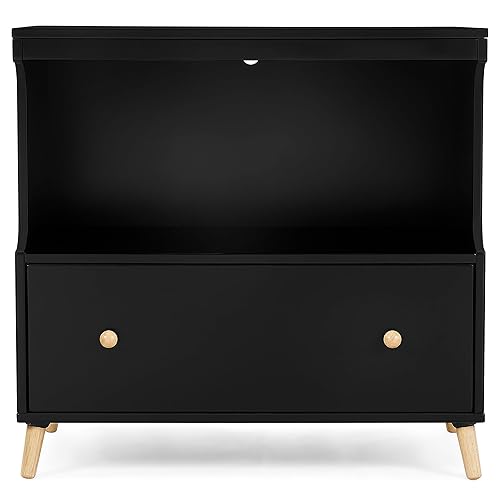 Vista 21 de Delta Children Essex - Cambiador convertible con cajón, color blanco bianca/natural Bianca White/Natural